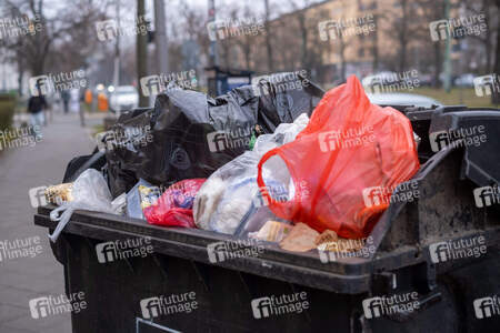 Streik der Stadtreinigung BSR in Berlin