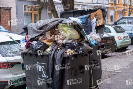 Streik der Stadtreinigung BSR in Berlin