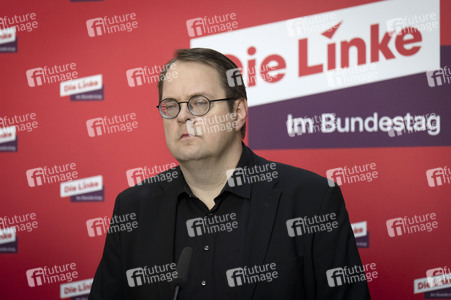 Pressestatement der Partei Die Linke in Berlin