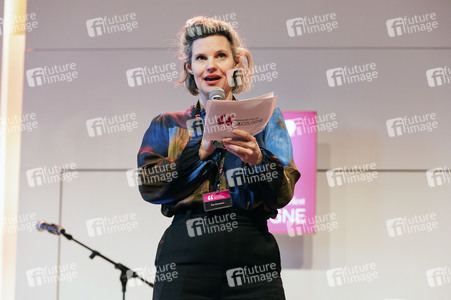 Roberto Saviano und Barbara Auer auf der lit.Cologne 2025 in Köln