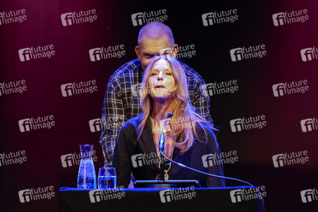 Esther Schweins, Dietmar Bär und Thomas Böhm auf der lit.Cologne 2025 in Köln