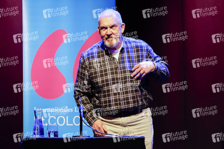 Esther Schweins, Dietmar Bär und Thomas Böhm auf der lit.Cologne 2025 in Köln