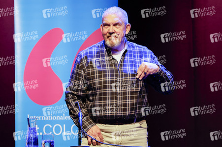 Esther Schweins, Dietmar Bär und Thomas Böhm auf der lit.Cologne 2025 in Köln