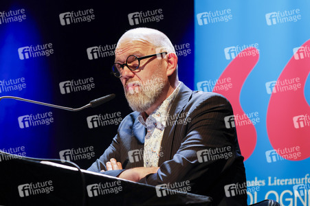 Esther Schweins, Dietmar Bär und Thomas Böhm auf der lit.Cologne 2025 in Köln