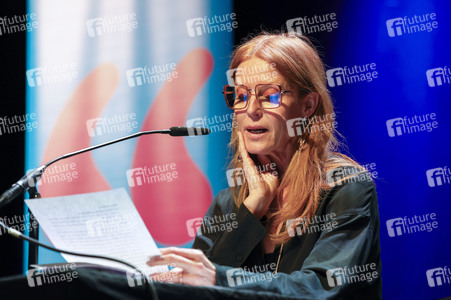 Esther Schweins, Dietmar Bär und Thomas Böhm auf der lit.Cologne 2025 in Köln