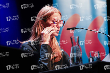 Esther Schweins, Dietmar Bär und Thomas Böhm auf der lit.Cologne 2025 in Köln