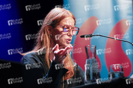 Esther Schweins, Dietmar Bär und Thomas Böhm auf der lit.Cologne 2025 in Köln
