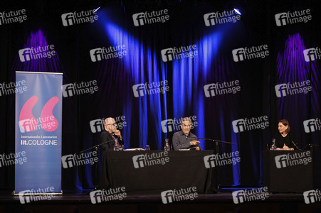 Jonathan Lethem und Christiane Paul auf der lit.Cologne 2025 in Köln