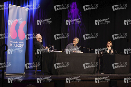 Jonathan Lethem und Christiane Paul auf der lit.Cologne 2025 in Köln