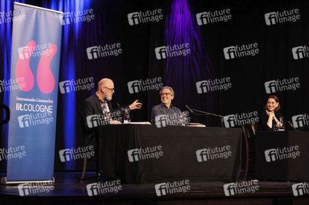 Jonathan Lethem und Christiane Paul auf der lit.Cologne 2025 in Köln