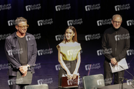 Kat Frankie, Olli Dittrich, Sibel Kekilli und Hans Sigl  auf der lit.Cologne 2025 in Köln