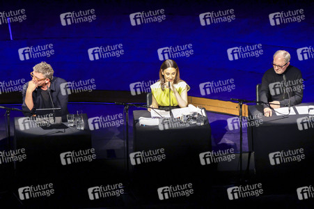 Kat Frankie, Olli Dittrich, Sibel Kekilli und Hans Sigl  auf der lit.Cologne 2025 in Köln