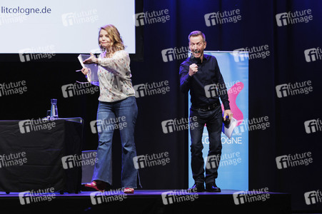 Annette Frier und Michael Kessler auf der lit.Cologne 2025 in Köln