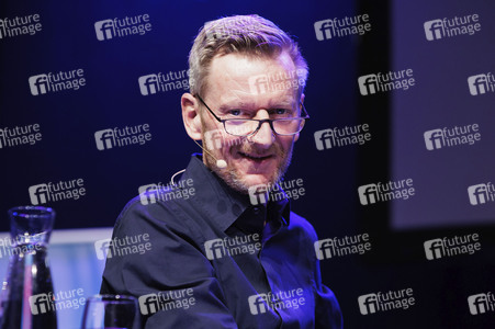 Annette Frier und Michael Kessler auf der lit.Cologne 2025 in Köln