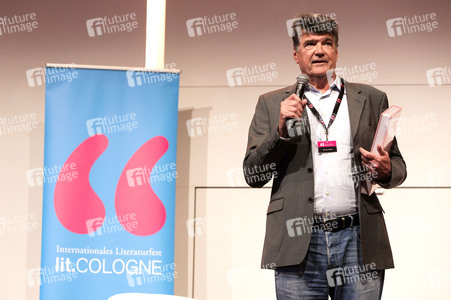 Alexander Herrmann und Miguel Calero auf der lit.Cologne 2025 in Köln