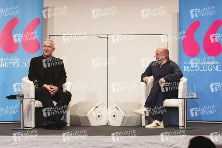 Alexander Herrmann und Miguel Calero auf der lit.Cologne 2025 in Köln