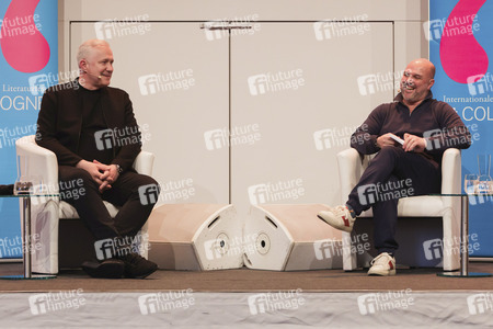Alexander Herrmann und Miguel Calero auf der lit.Cologne 2025 in Köln