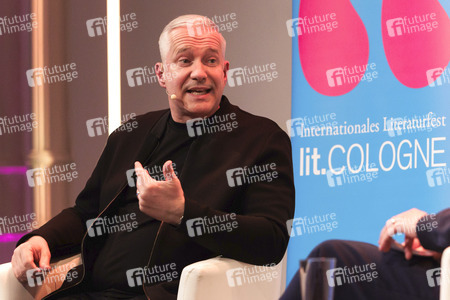 Alexander Herrmann und Miguel Calero auf der lit.Cologne 2025 in Köln