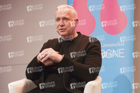 Alexander Herrmann und Miguel Calero auf der lit.Cologne 2025 in Köln