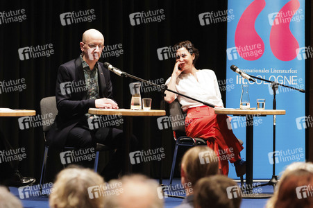 Jakob Hein und Nina Kunzendorf auf der lit.Cologne 2025 in Köln
