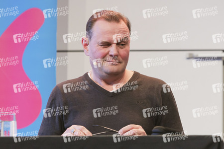 Devid Striesow und Paul Ingendaay  auf der lit.Cologne 2025 in Köln