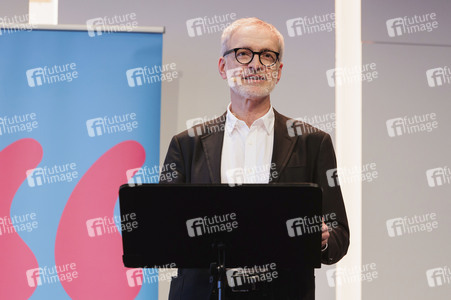 Devid Striesow und Paul Ingendaay  auf der lit.Cologne 2025 in Köln