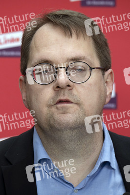 Pressestatement der Partei Die Linke in Berlin