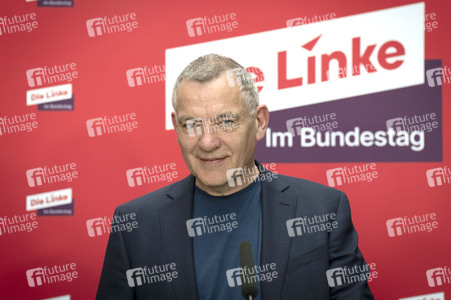 Pressestatement der Partei Die Linke in Berlin