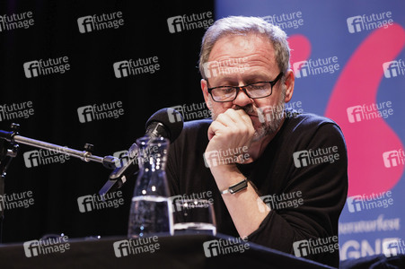 Samuel Finzi, Nina Kunzendorf und Jakob Hein auf der lit.Cologne 2025 in Köln