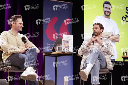 Fabian Köster und Jonas Hector auf der lit.Cologne 2025 in Köln