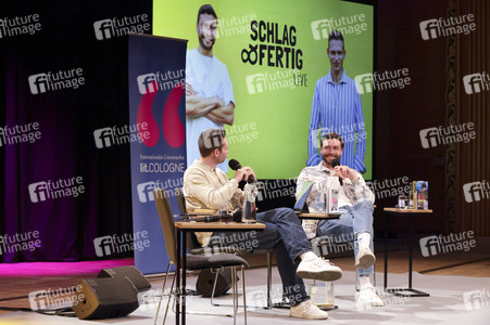 Fabian Köster und Jonas Hector auf der lit.Cologne 2025 in Köl