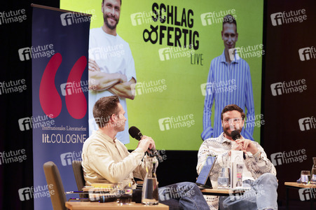 Fabian Köster und Jonas Hector auf der lit.Cologne 2025 in Köl