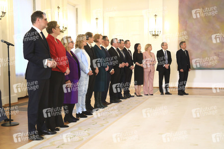 Entlassung der Bundesregierung durch den Bundespräsidenten in Berlin