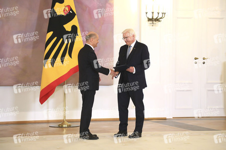 Entlassung der Bundesregierung durch den Bundespräsidenten in Berlin