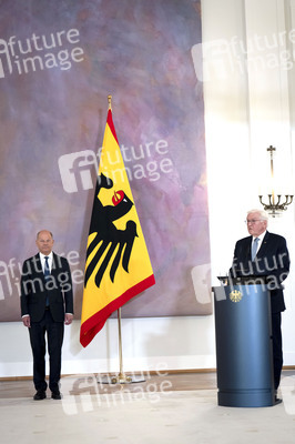 Entlassung der Bundesregierung durch den Bundespräsidenten in Berlin