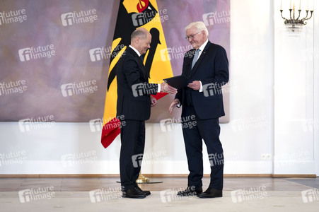 Entlassung der Bundesregierung durch den Bundespräsidenten in Berlin