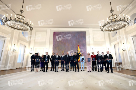 Entlassung der Bundesregierung durch den Bundespräsidenten in Berlin