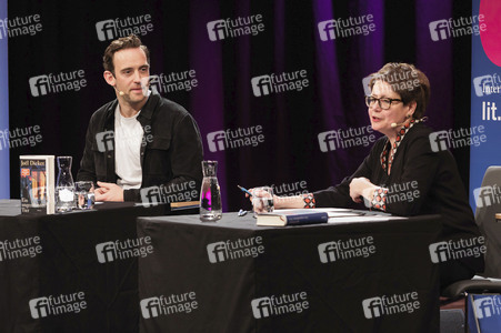 Joël Dicker und Christian Berkel auf der lit.Cologne 2025 in Köln