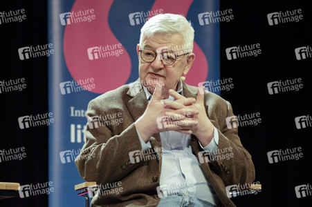 Joschka Fischer auf der lit.Cologne 2025 in Köln
