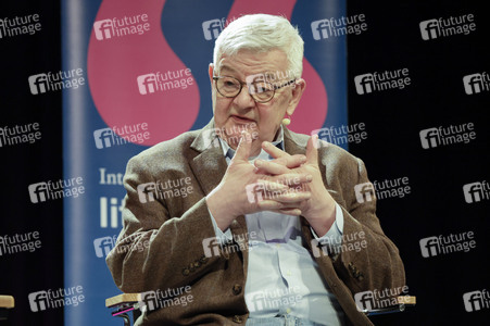 Joschka Fischer auf der lit.Cologne 2025 in Köln