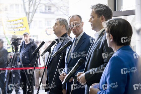 Gemeinsames Auftaktstatement der Parteivorsitzenden von CDU, CSU und SPD zur Bildung einer neuen Regierungskoalition in Berlin