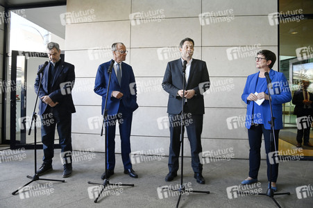 Gemeinsames Auftaktstatement der Parteivorsitzenden von CDU, CSU und SPD zur Bildung einer neuen Regierungskoalition in Berlin