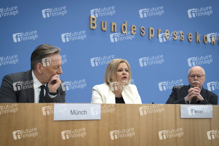 Bundespressekonferenz zur Vorstellung der Polizeilichen Kriminalstatistik 2024 in Berlin