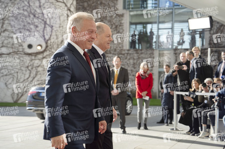 Empfang des Königs von Jordanien im Bundeskanzleramt in Berlin