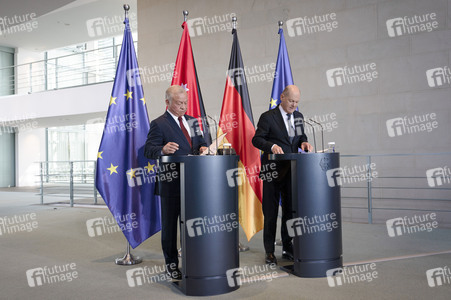 Empfang des Königs von Jordanien im Bundeskanzleramt in Berlin