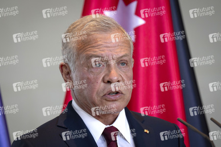 Empfang des Königs von Jordanien im Bundeskanzleramt in Berlin