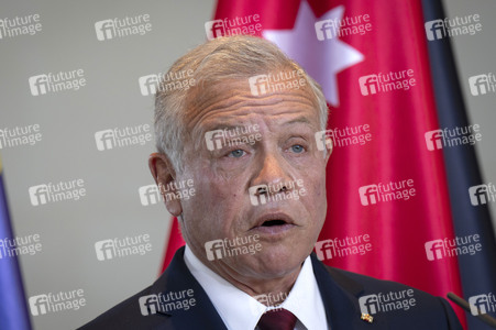 Empfang des Königs von Jordanien im Bundeskanzleramt in Berlin