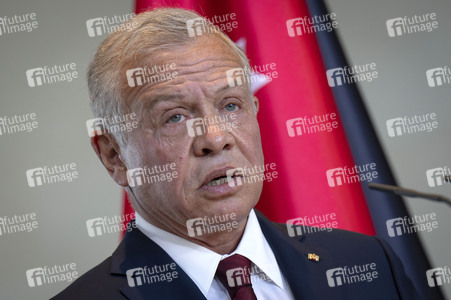 Empfang des Königs von Jordanien im Bundeskanzleramt in Berlin