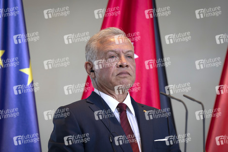 Empfang des Königs von Jordanien im Bundeskanzleramt in Berlin