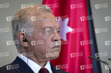 Empfang des Königs von Jordanien im Bundeskanzleramt in Berlin